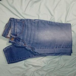 Light wash jeans